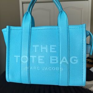 Marc Jacobs Small Leather Tote in color Pool